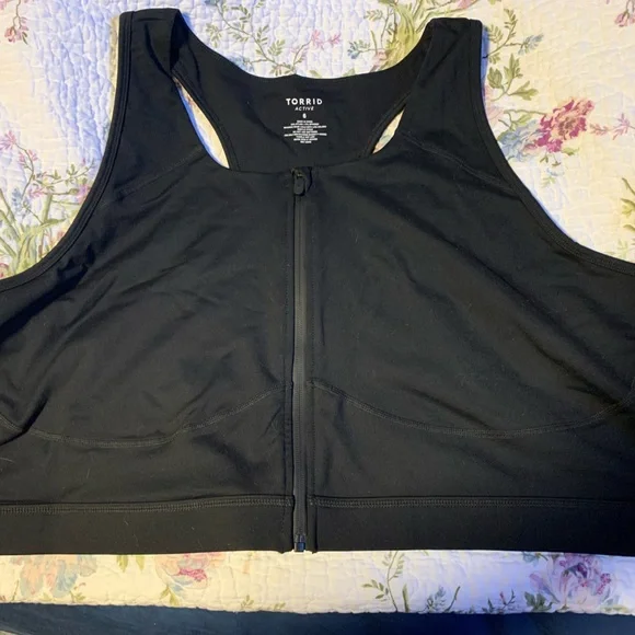 Torrid Black Activewear Bra 6x - Picture 7 of 8
